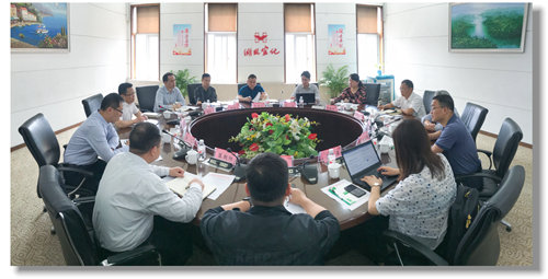 甕福集團(tuán)羅永留、開磷集團(tuán)杜紹倫一行到訪宜化集團(tuán)(圖1)