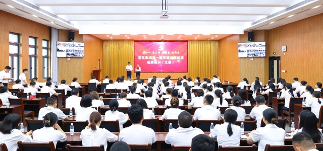 慶七一亮品牌強堡壘建新功！集團舉行第一屆黨建品牌創(chuàng)建成果展示比賽(圖1)